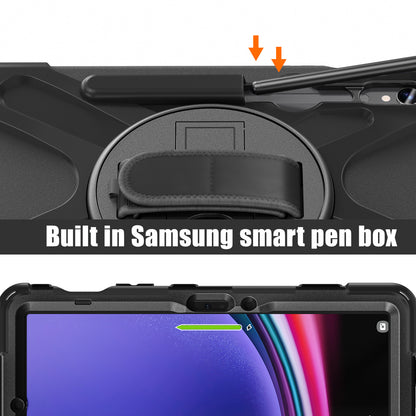 Applicable to Samsung Tab S9 FE/A9PLUS pirate king drop-resistant strap bracket protective cover