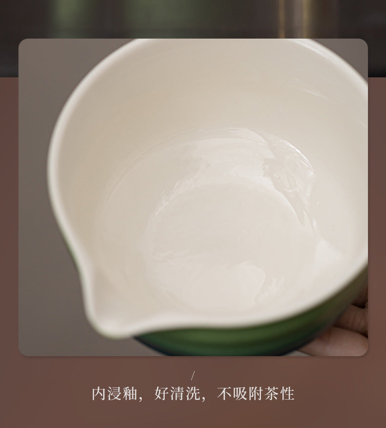 Japanese-Style Matcha Set with Gradient Ceramic Whisk, Tea Bowl, Whisk Holder, and Tea Brush