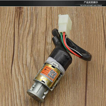 Motorcycle TBT110 power lock electric door lock set lock curved beam car Tianma Car lock ignition key switch accessories