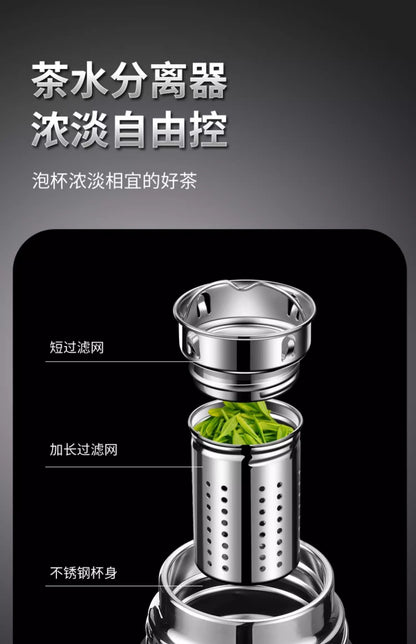 Large Capacity 316 Stainless Steel All-Steel Pot Men's Outdoor Travel Mountaineering Portable Thermos Cup Wholesale Cross-Border