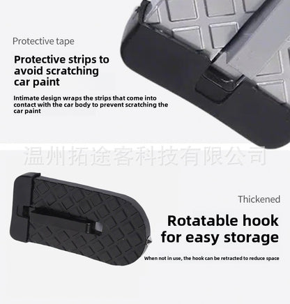 Car Assist Pedal for Climbing onto the Roof, Door Pedal, Car Door Step, Lightweight and Foldable