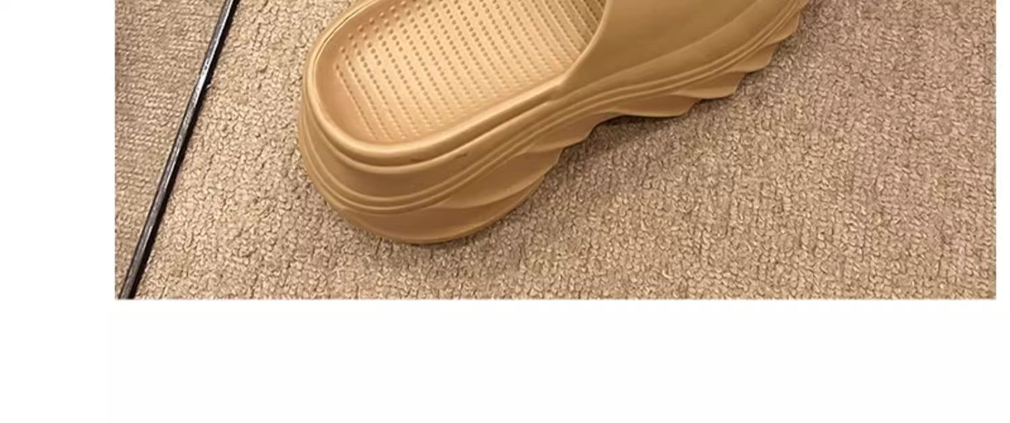 9CM height-increasing thick-soled slippers women's summer sandals EVA high-end non-slip non-smelly feet home wear wholesale
