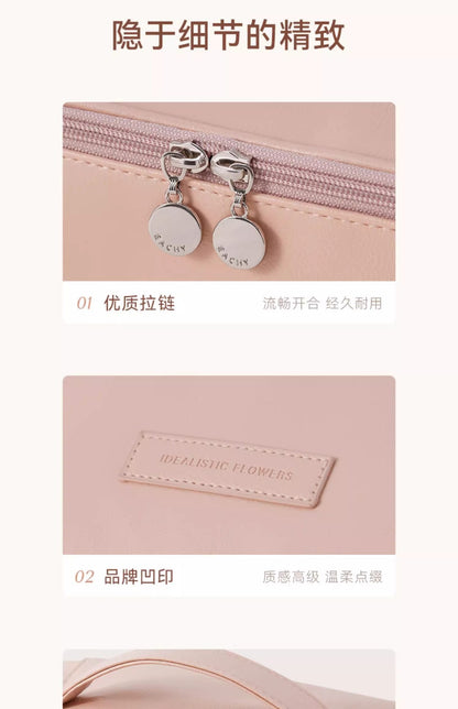 Cosmetic Bag Women's 2025 New Portable Cosmetic Case Travel Cosmetic Brush Bag Large Capacity Cosmetic Storage Bag High-end