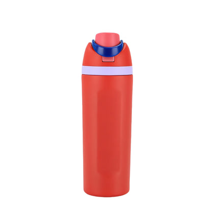 Amazon Fruit Cup 304 Stainless Steel Insulated Cup High-Looking Creative Straw Cup Outdoor Portable Water Cup