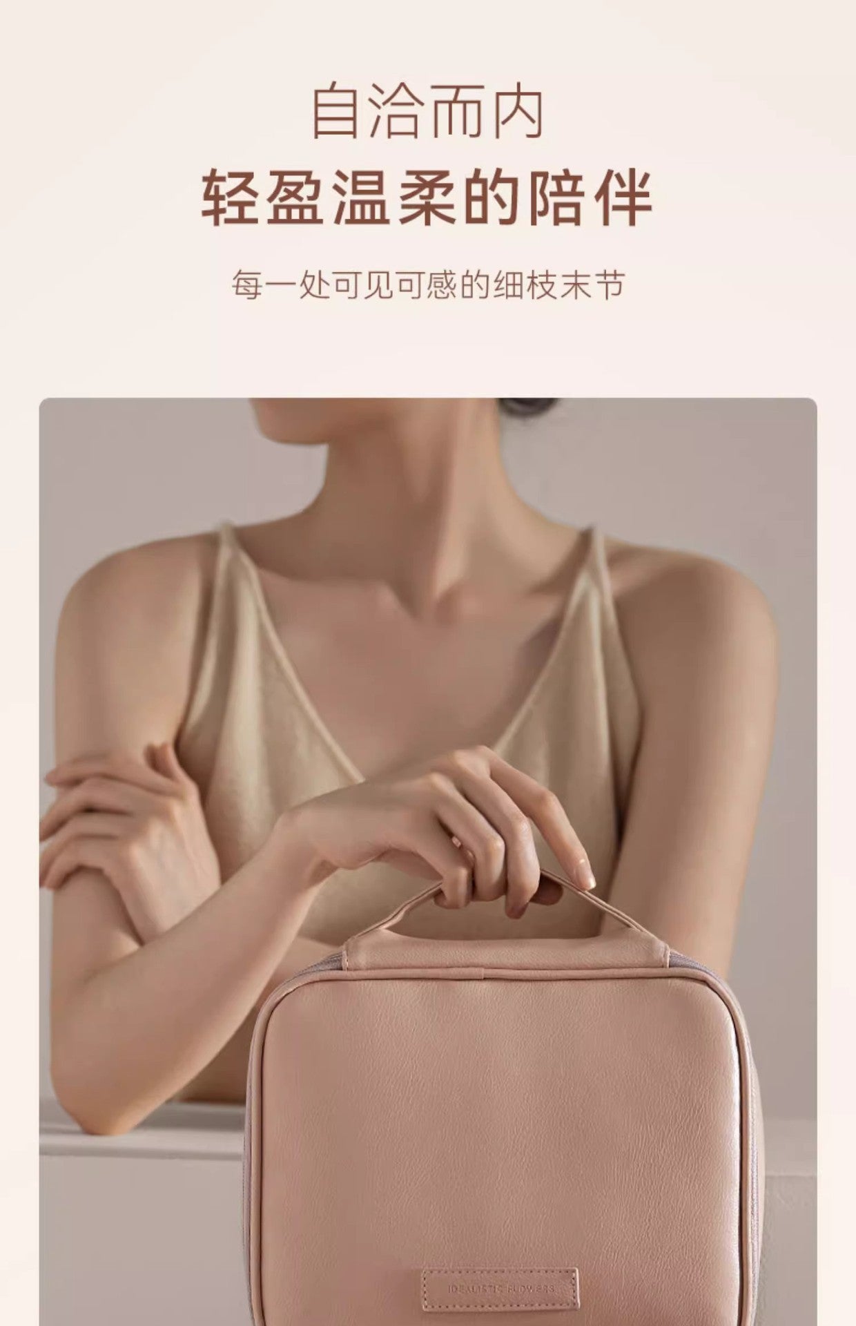 Cosmetic Bag Women's 2025 New Portable Cosmetic Case Travel Cosmetic Brush Bag Large Capacity Cosmetic Storage Bag High-end