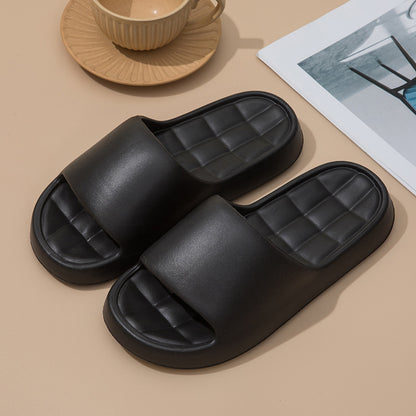 Stepping on excrement feeling sandals and slippers women's summer new home non-slip bathroom home men's eva cool tray factory wholesale cross-border