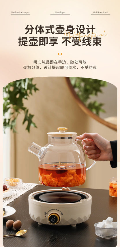 Multifunctional Health Pot Household Boiling Teapot Office Flower Teapot Glass Kettle Reservable Health Cup Gift