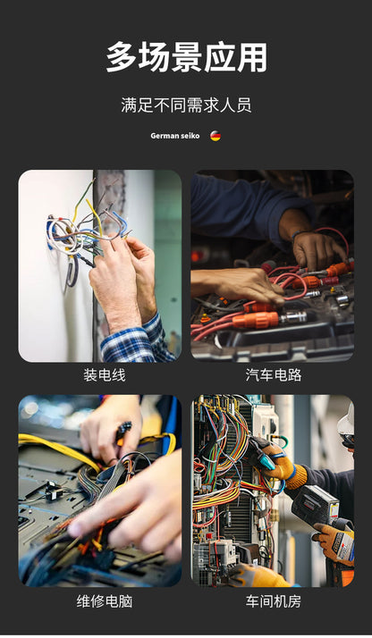 Factory in stock wholesale German elbow wire stripper multi-function electrical pliers wire crimping pliers 12 in 1 wire cutter pliers