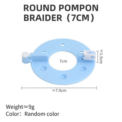 Ready-Made Wool Pom-Pom Maker Handmade Wool Ball Tool Accessories Household Color Knitting Machine