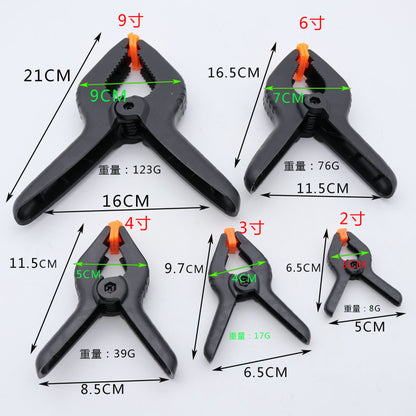 Plastic A-Shaped Clamp Photography Background Cloth Clip Nylon A-Shaped Spring Clamp Quick Clamp Plastic Clamp