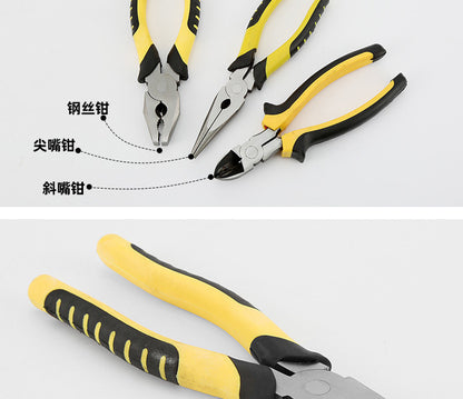 Vise multi-functional wire stripper diagonal pliers labor-saving manual pliers electrician special tool pointed pliers