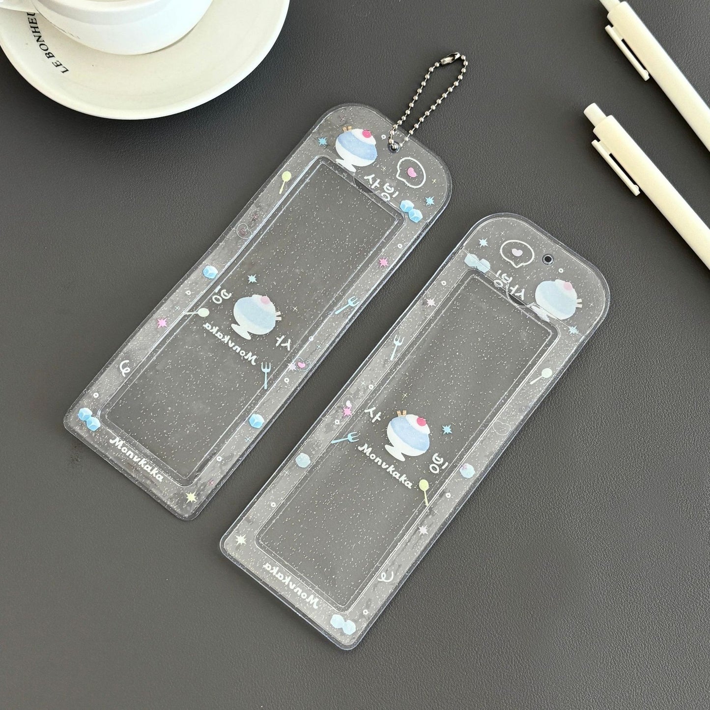 Original Summer Dessert Four-Frame Card Holder Idol Small Card Life Four-Frame Glitter Card Holder Star-Chasing Storage Card Holder