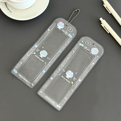 Original Summer Dessert Four-Frame Card Holder Idol Small Card Life Four-Frame Glitter Card Holder Star-Chasing Storage Card Holder