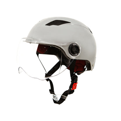 Diwolf wholesale 3C certification men's and women's battery car summer riding sunscreen four seasons with half helmet electric car helmet