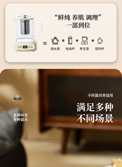 Health Pot Multi-functional New Household Glass Kettle Small Office Tea Maker Dormitory Flower Tea Pot Gift