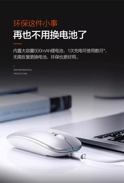 Wireless Mouse Rechargeable Mute Laptop Bluetooth Tablet Business Office for Dell HP Lenovo