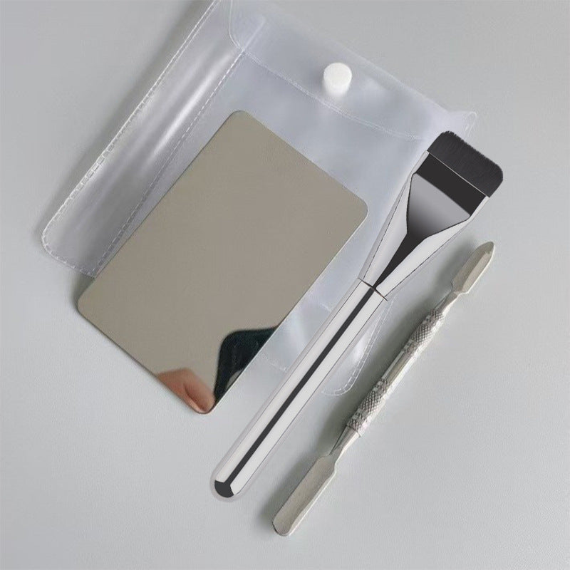 Popular One-Line Liquid Foundation Makeup Brush Blade Ultra-Thin Mask Flat Brush Beginners Do Not Eat Powder Makeup Brush