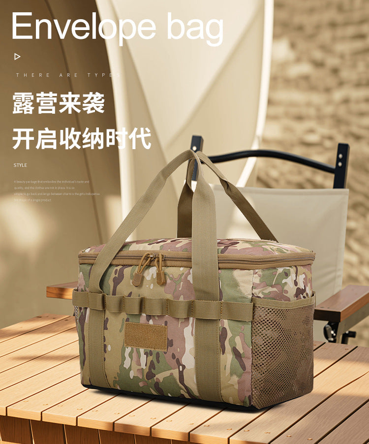 in stock Niuniu Outdoor Camping Storage Bag Large Capacity Camouflage Handbag Tear Resistant Material Tactical Bag Wholesale