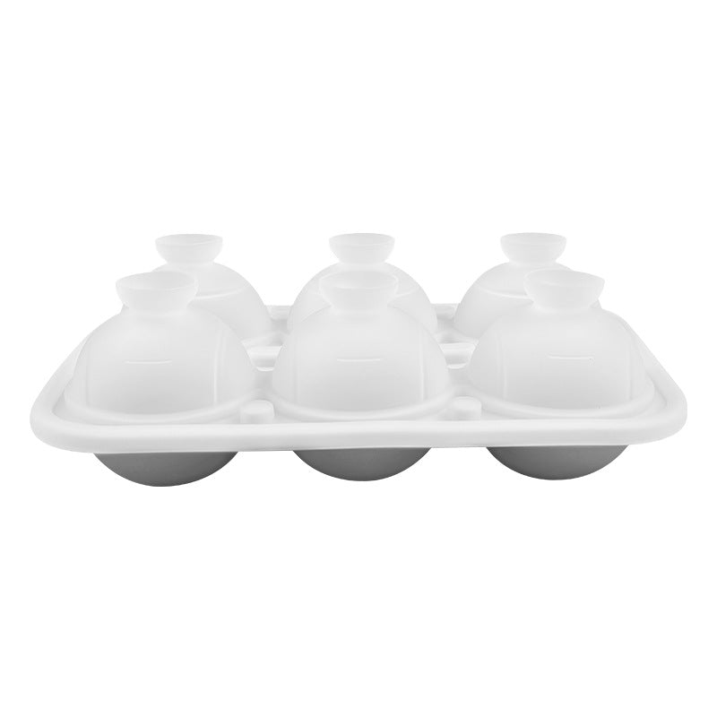 Food Grade Large Ice Hockey Mold Ice Artifact Whiskey Household Frozen Ice Block Spherical Large Silicone Round Ice Pot