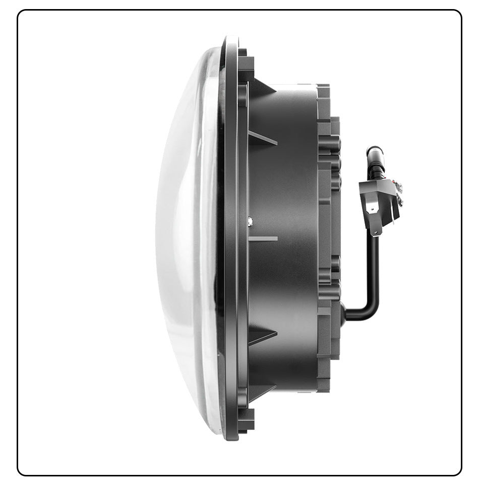 Car Led Headlights 7inch Wrangler Angel Eye Headlights Harley Motorcycle 60W Super Bright Headlights