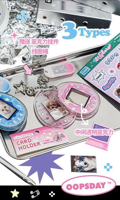 OOPSDAY Rest Day Tamagotchi Inch Photo Card Set American Vintage Hanging Star Chaser Mini Card Set