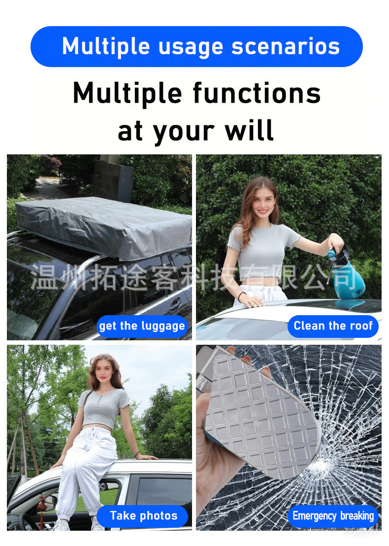 Car Assist Pedal for Climbing onto the Roof, Door Pedal, Car Door Step, Lightweight and Foldable