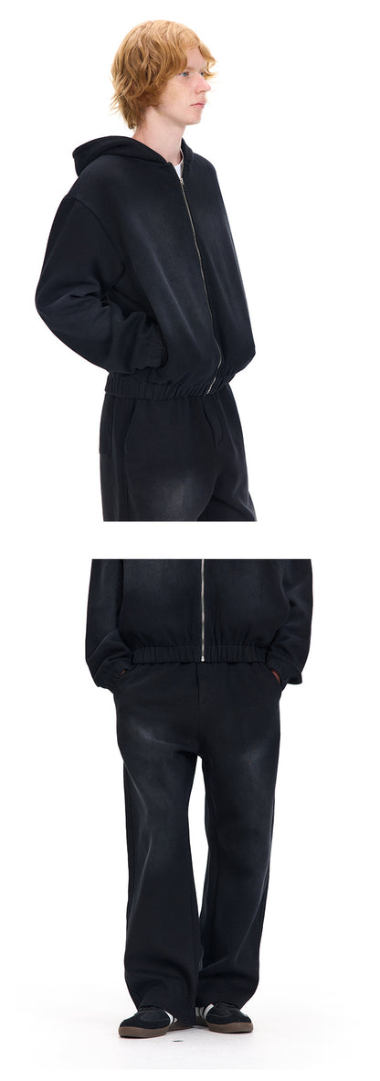 UNF 380G double-sided air layer space cotton profile vests suit autumn and winter zipper vests machete vests for men and women