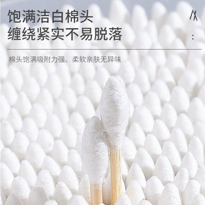 Disposable Cotton Swabs for Ear Removal, Baby Cotton Swabs, Makeup Remover Boxed Double-Ended Cotton Swabs, Cleaning Cotton Swabs, Cotton Swabs Wholesale