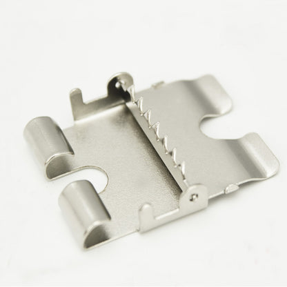 Belt head connection iron clip plate buckle multi-purpose clip pin buckle belt accessories 40mm smooth buckle belt linker