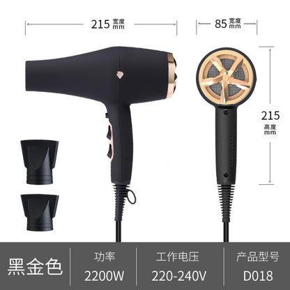 Manufacturer Wholesale Amazon Hair Salon Hair Dryer Cross-Border 2400W Barber Shop Hairdressing High Power Hair Dryer Wholesale