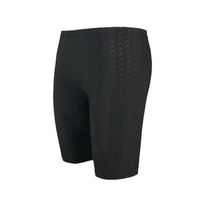 Swimming Trunks Five-Point Men's Professional Swimsuit Boxer Shorts Imitation Sharkskin Adult Large Size Hot Spring Swimming Suit