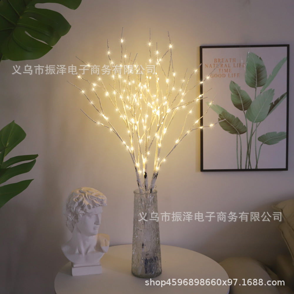 New 50LED branch modeling lamp simulation birch home party atmosphere decoration landscape luminous tree lamp