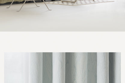 Cream Style Jacquard Curtain for Bedroom Premium Chenille Shading Living Room Bedroom French Light Luxury Shaoxing Curtain