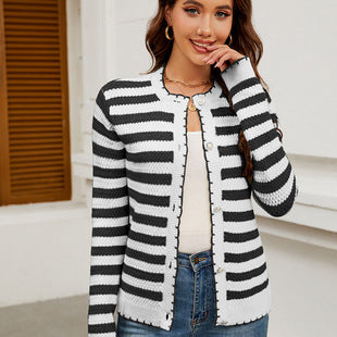 Cross-Border European and American Clothing Pure Color V Neck Long Sweater Dress Autumn and Winter Fashion Elegant Cable Bottoming Knitted Dress