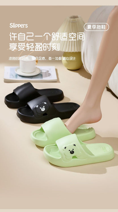Eva Slippers Women's Summer New Style Wearing Indoor Home Bathing and Shit Feeling Sandals and Slippers Women's Summer Household