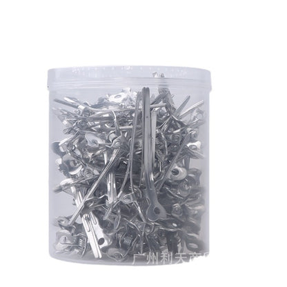 70 aluminum plate hairpin hairpin positioning clip partition clip hand push corrugated clip bangs clip modeling clip long mouth clip