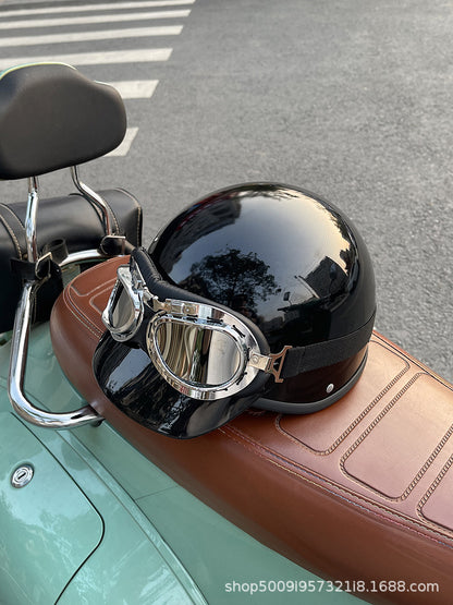 Factory Outlet GB 3C Harley Retro Half Helmet Lightweight Summer Electric Vehicle Helmet Safety Helmet Unisex