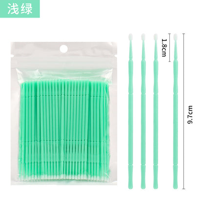Wholesale Eyelash Extension Cotton Swabs, Disposable Small-Headed Eyelash Cleaning Cotton Sticks, Makeup Removal, Beauty Eyelash Micro Brushes