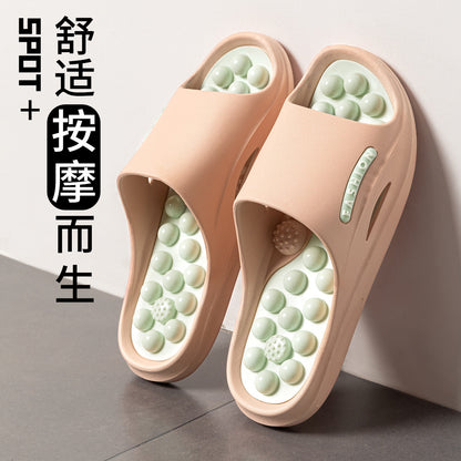Massage Slippers for Women 2025 New Model Home Indoor Non-Slip Health-Preserving Acupressure Foot Point Slippers for Men Summer