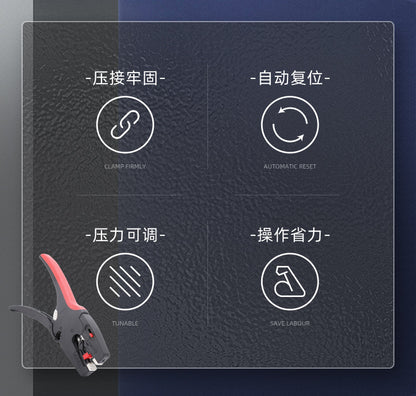 Fully Automatic Duckbill Wire Stripping Pliers for Cables, Multifunctional Electrician Wire Pliers, Wire Cutting Pliers, High-Voltage Stripping Pliers