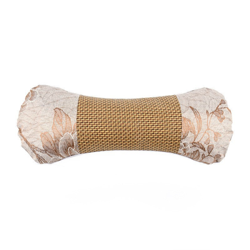 Mugwort Cervical Spine Pillow Bamboo Leaf Pure Cotton Triangular Cervical Spine Pillow Teacher's Day Pillow Gift Box Multifunctional Mugwort Pillow