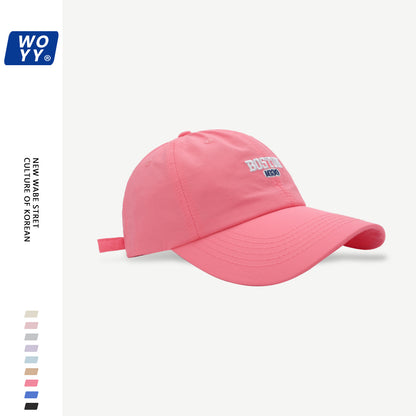 Boston Quick-Dry Baseball Hat Summer Super Fire Outdoor Sun Hat Korean Ins Soft Top Breathable Cap