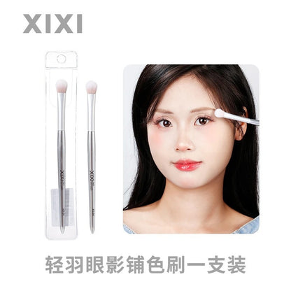 Xixi light feather eye shadow deep brush soft bristles natural blooming novice makeup artist beauty tools