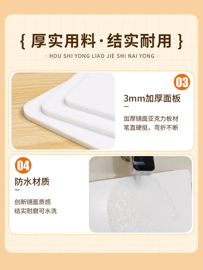 One Piece Wholesale Desktop Erasable Small Whiteboard Double-Sided Writing Message Board Vertical Small Blackboard Message Prompt Drawing Board