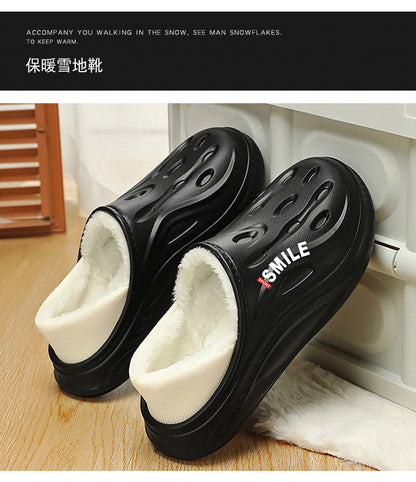 Cotton Slippers for Home, High-End, Daily Wear, 2025 New Style Fleece-Lined Warm Cotton Shoes for Men, Cotton Tow