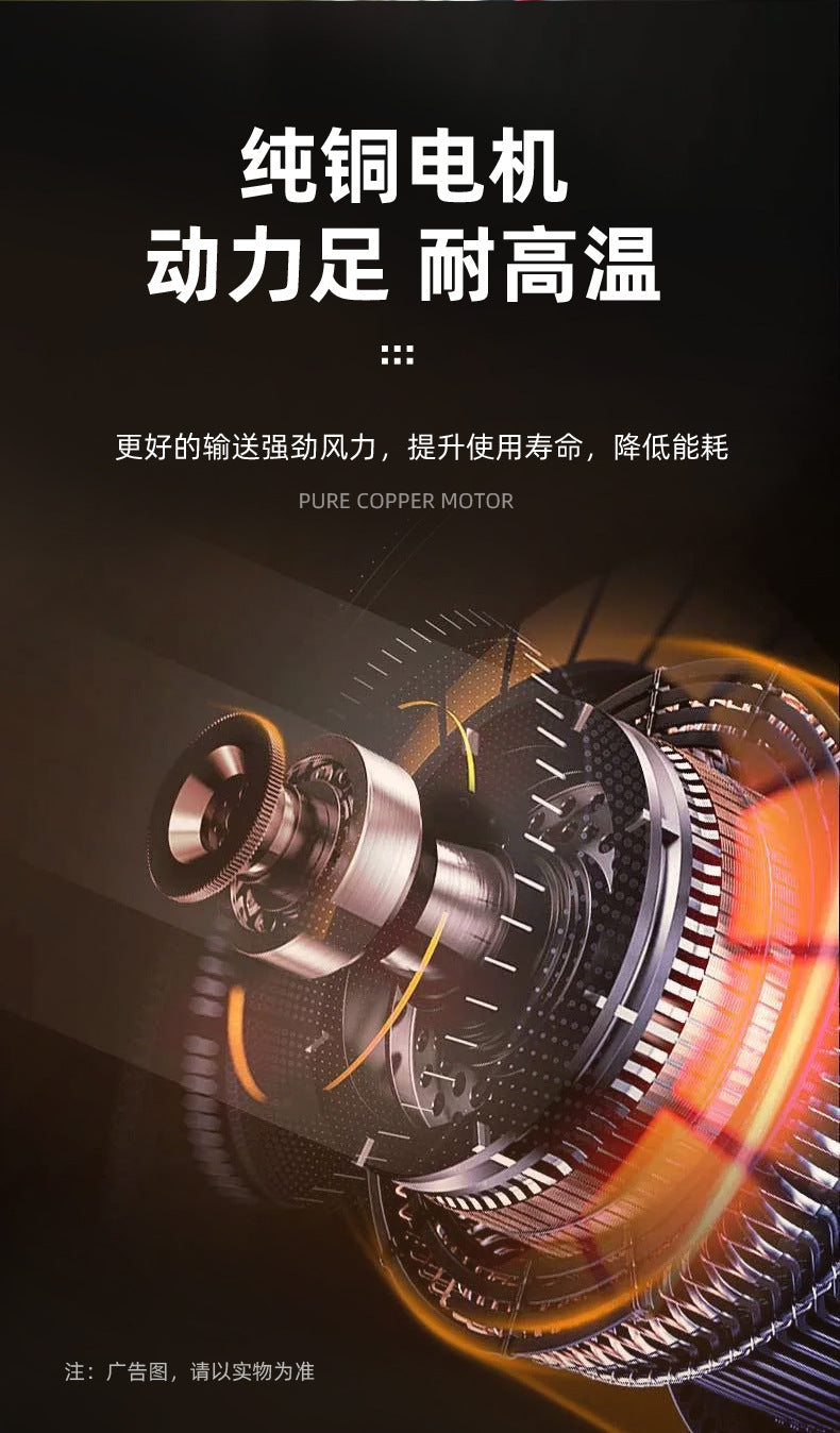 Car USB Electric Fan, Dual-Head 12V/24V Fan for Trucks and Vans, High Wind Power, Single/Dual Control Electric Fan