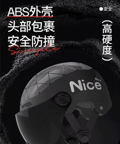 New National Standard 3C Certified Electric Vehicle Helmet for Men and Women, Summer Sun Protection Motorcycle Safety Helmet, Lightweight Half Helmet, Now Available from the Manufacturer