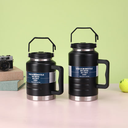 Cross-Border New 304 Stainless Steel Thermos Cup Large Capacity Ton Barrel Outdoor Portable Ice Bucket Wholesale