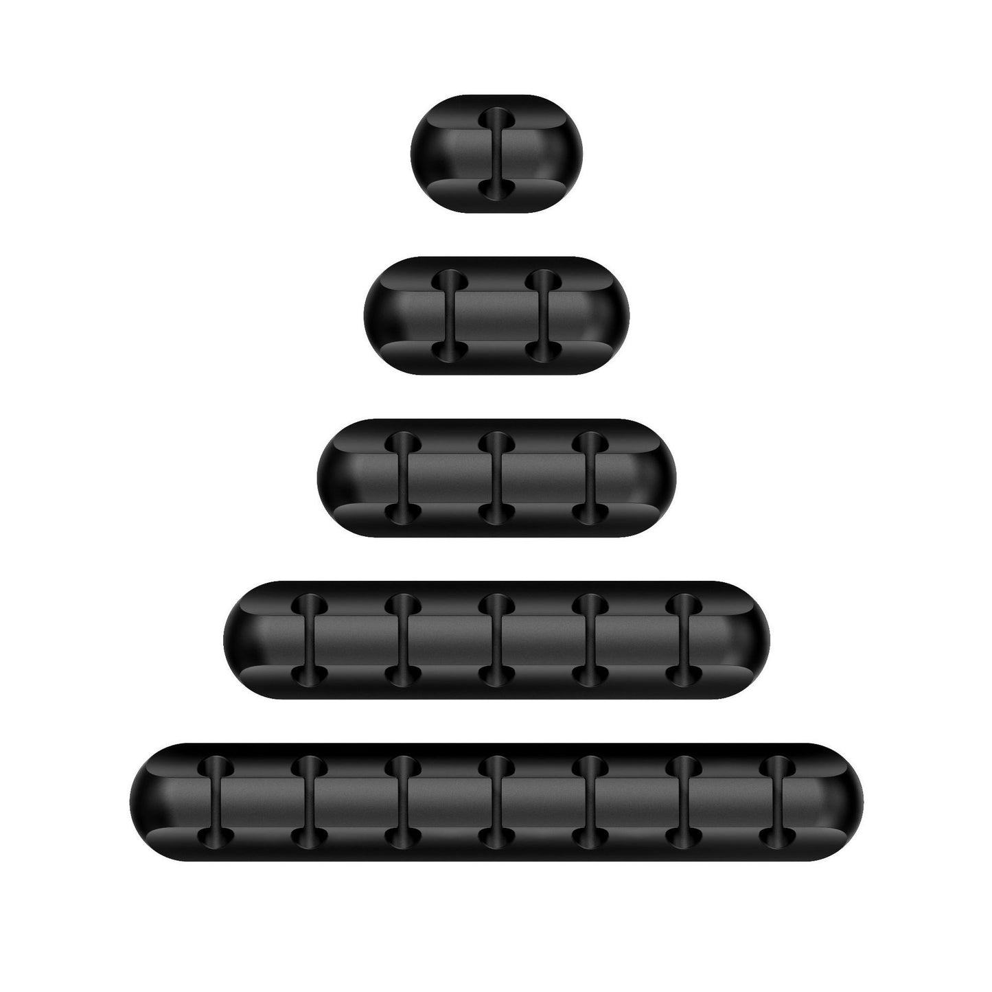 New desktop charging data cable holder multi-port creative storage wire silicone cable organizer hub
