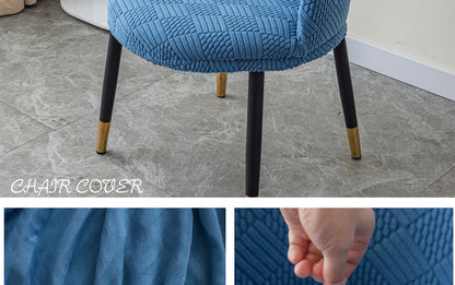 Curved chair cover dressing table dressing table office coffee shop conference semicircle chair cover chopsticks cover cover cloth